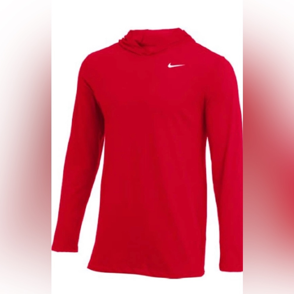 Nike Mens Dry Long Sleeve Hood Tee Medium